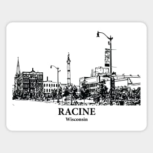 Racine - Wisconsin Magnet